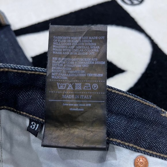 CLOSED Made in Italy Distressed REDDING Denim Jeans Slim Pants - Picture 14 of 14